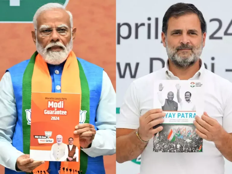 Which is more advantageous for the populace: the ‘Modi’s Guarantee’ advocated by the ruling Bharatiya Janata Party, or the ‘Nyaya Patra’ proposed by the Congress party?