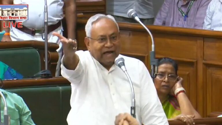 Nitish’s controversial statement in the assembly – you are a woman, don’t you know anything?