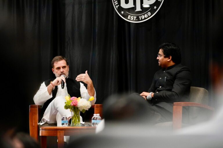 Rahul Gandhi tells the story of crores of Eklavyas of India at Texas University?