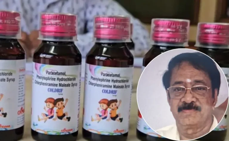 Sresan Cough Syrup Scandal: 20 Children Dead, Owner Arrested